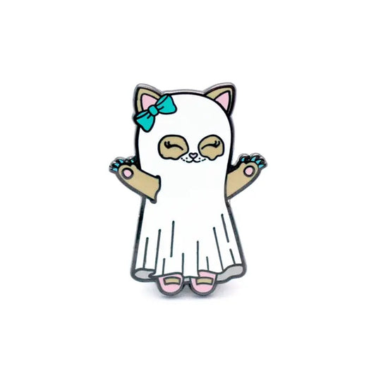 Ghost Kitty Pin
