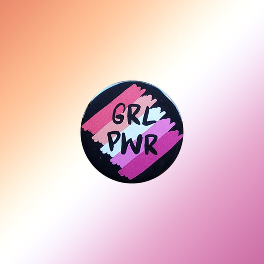 Girl Power Lesbian Pin