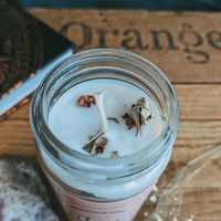 Goddess Manifestation Candle - Boho Candle - Tobacco Rose
