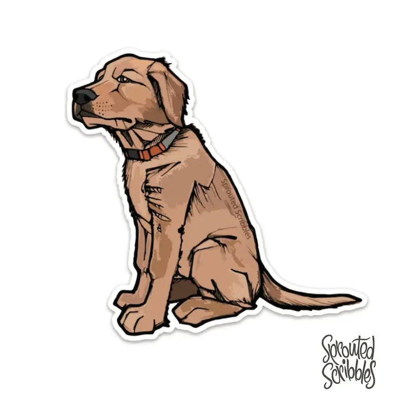 Golden Retriever Sticker
