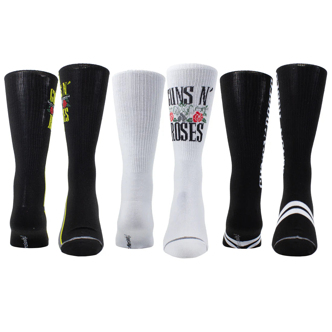 Guns N Roses Guitar Tin Crew Socks