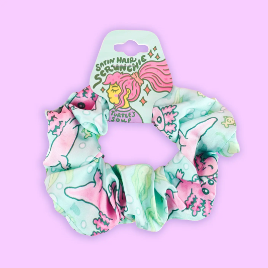 Axolotl Hair Scrunchie