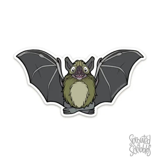 Happy Bat Sticker