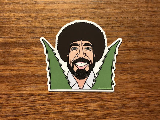 Happy Little Trees Sticker