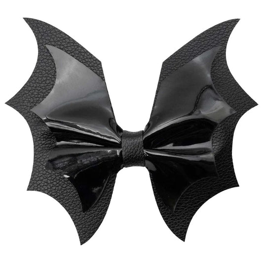 Batwing Black Hair Bow