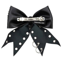 Skull Stud Hair Bow