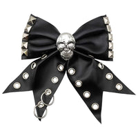Skull Stud Hair Bow