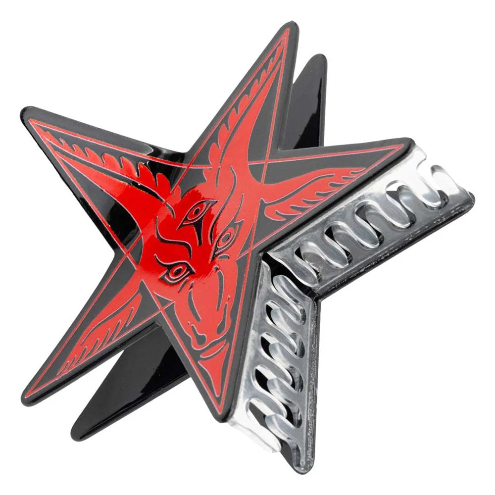 Baphomet Star Claw Clip