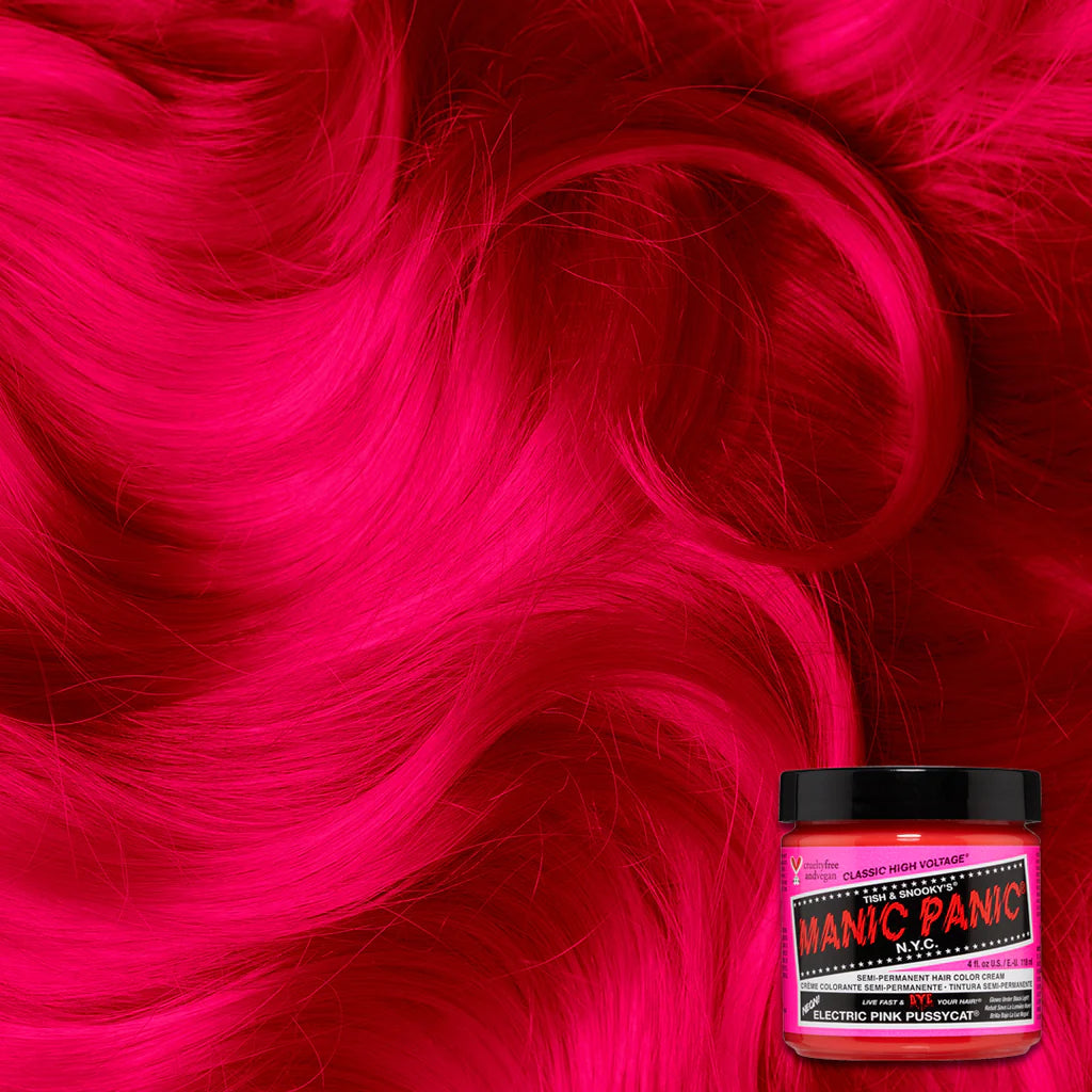 Electric Pink Pussycat Hair Colour