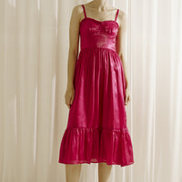 Satin Bustier Dress Sweetheart Neckline