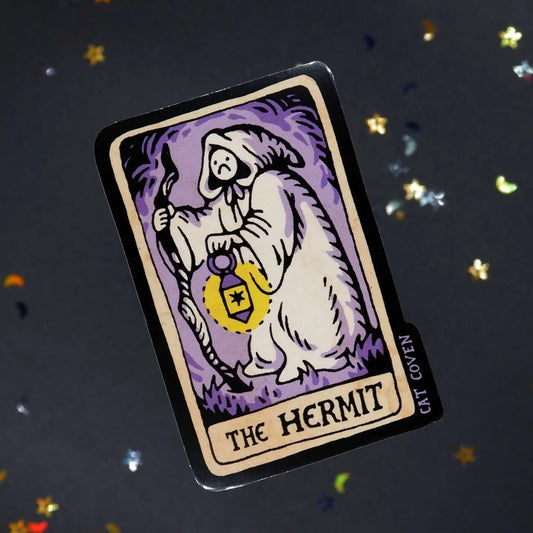 The Hermit Tarot Sticker
