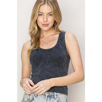 Seamless Tank Top Mineral Wash