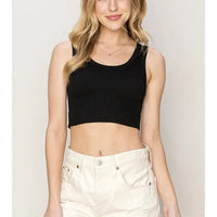 Ribbed Seamless Crop Top