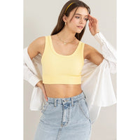 Ribbed Seamless Crop Top