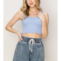 Ribbed Seamless Crop Top