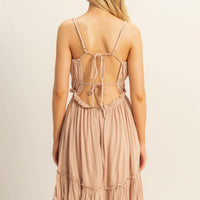 Spaghetti Strap Swing Mini Dress