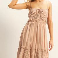 Spaghetti Strap Swing Mini Dress