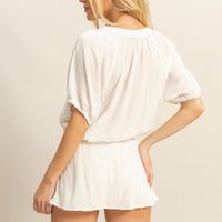 Skort With Elastic Waist