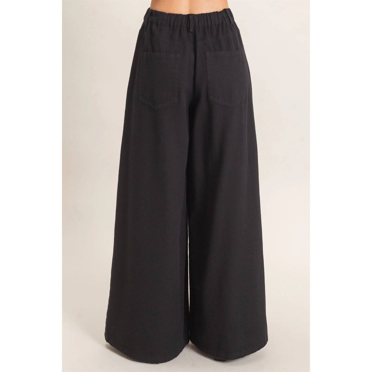 Wide-Leg High-Rise Pants
