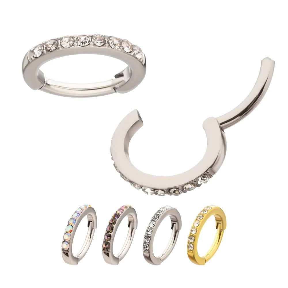 All Around Oval Hinged Hoop