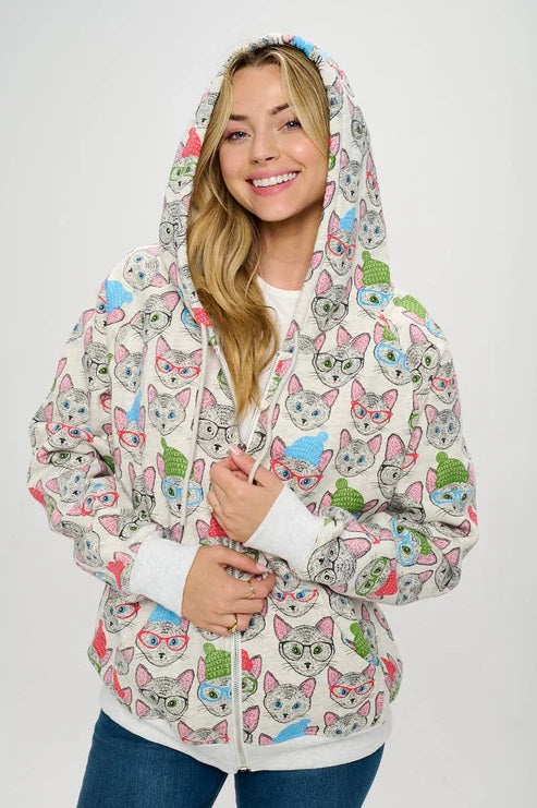 Cat Hat Hoodie