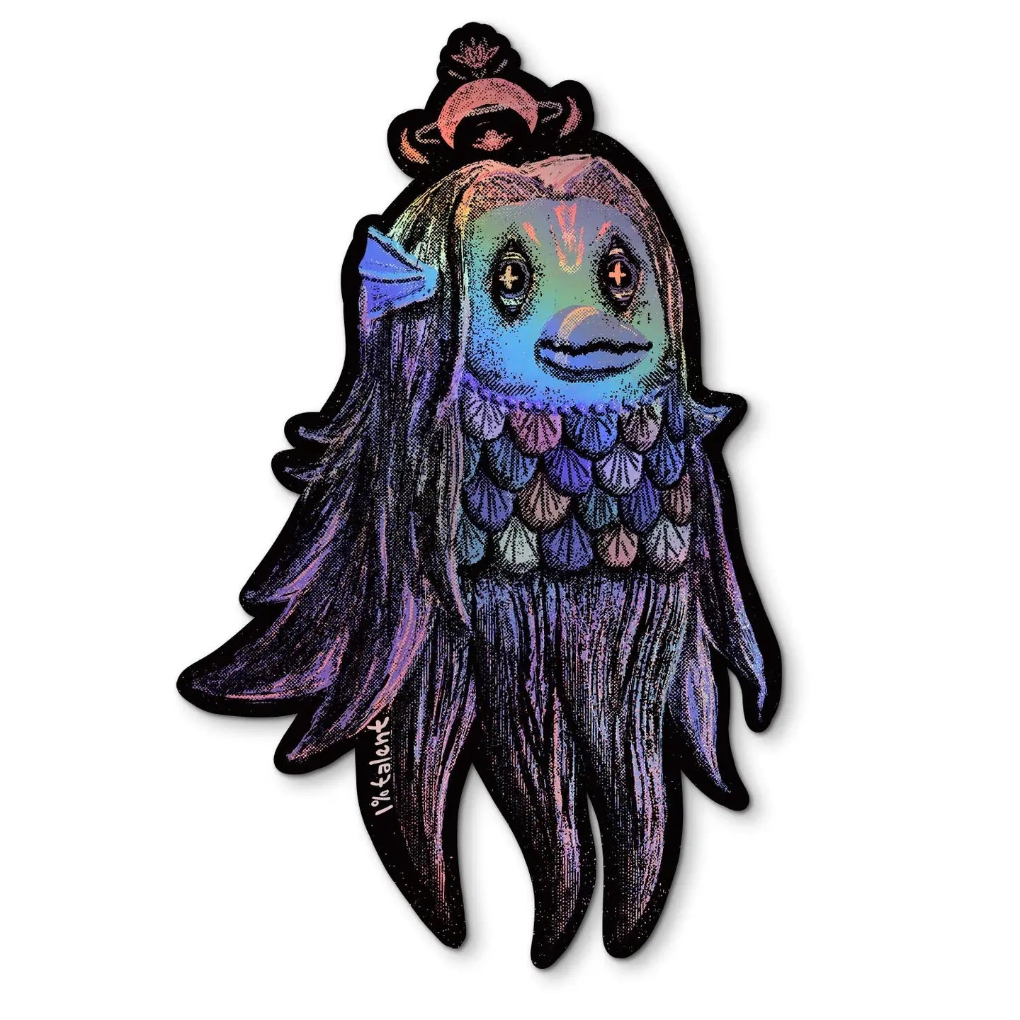 Holographic Amabie Sticker