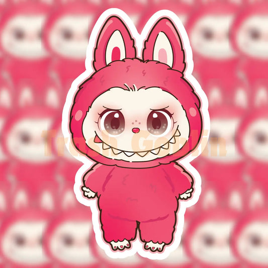 Hot Pink Outfit Sticker