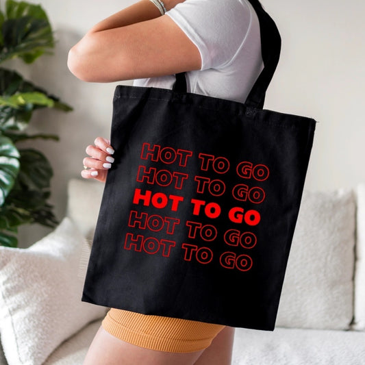 Hot To Go Tote Bag Beige