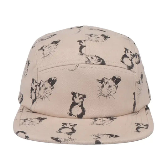 Opossum 5 Panel Hat Camp Cap | Outdoor Streetwear Hat