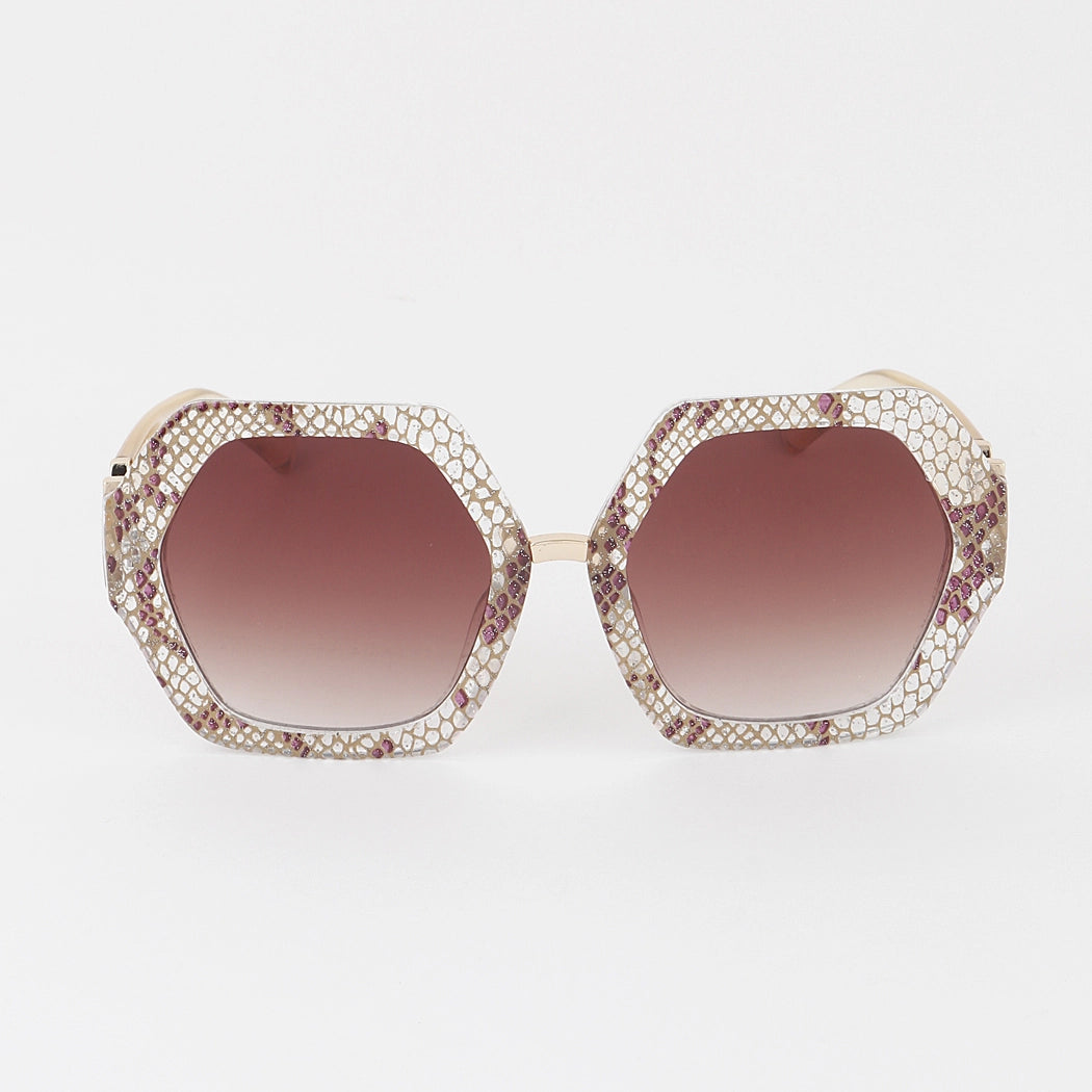 Multi Pattern Geometric Sunglasses