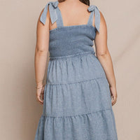 Tiered Strap Sleeveless Dress