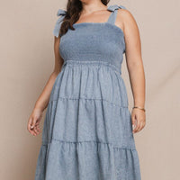 Tiered Strap Sleeveless Dress