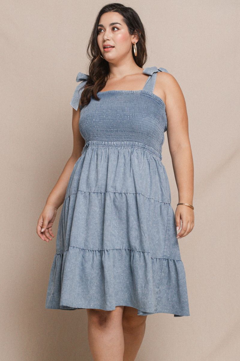 Tiered Strap Sleeveless Dress