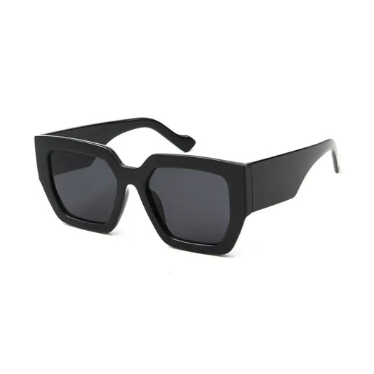 Oversized Bold Square Thick Frame Chunky Fashion Sunglasses