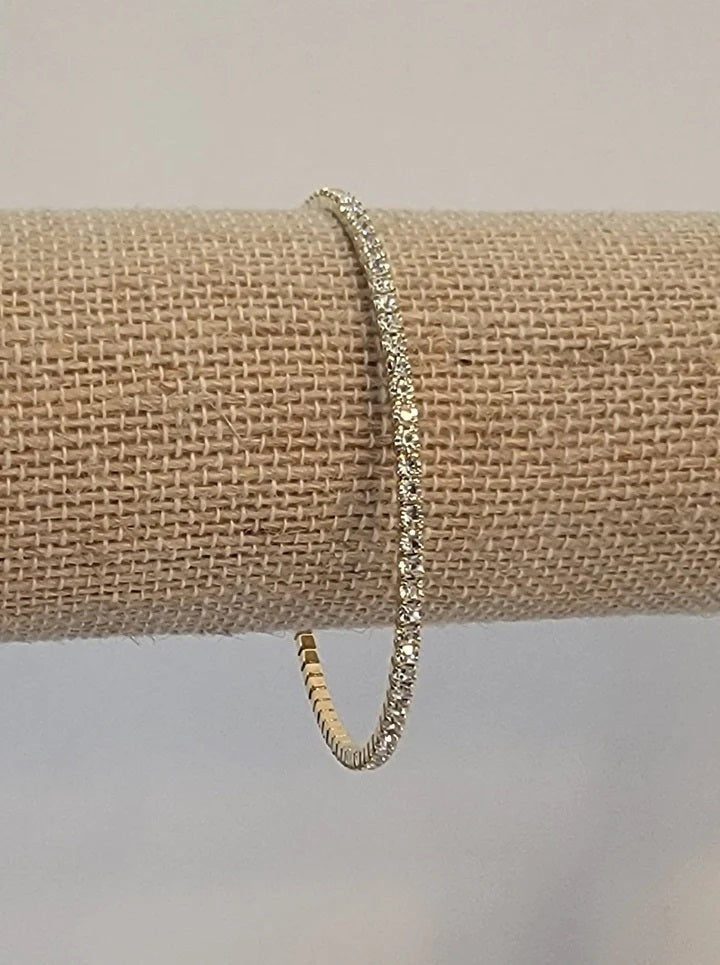 All Around Prong Clear Cz Gold