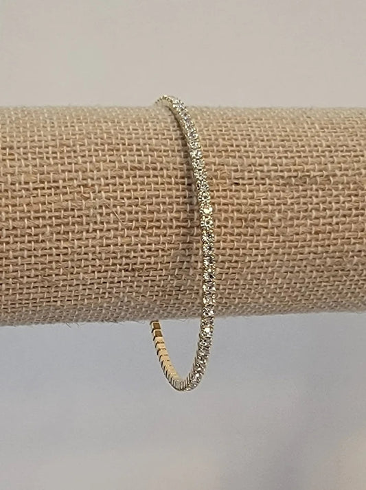 All Around Prong Clear Cz Gold