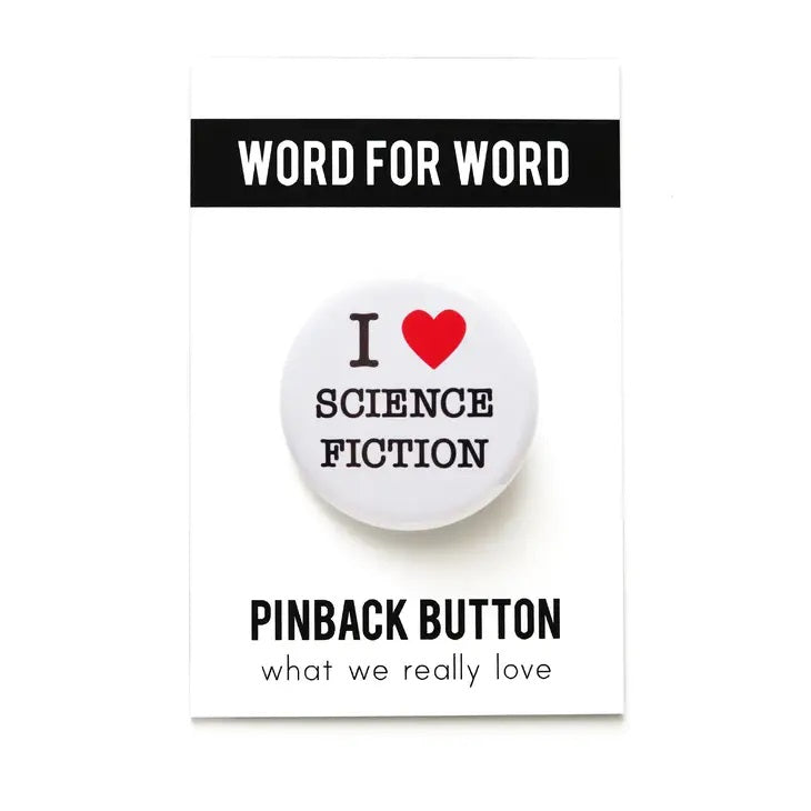 I Love Science Pinback Button