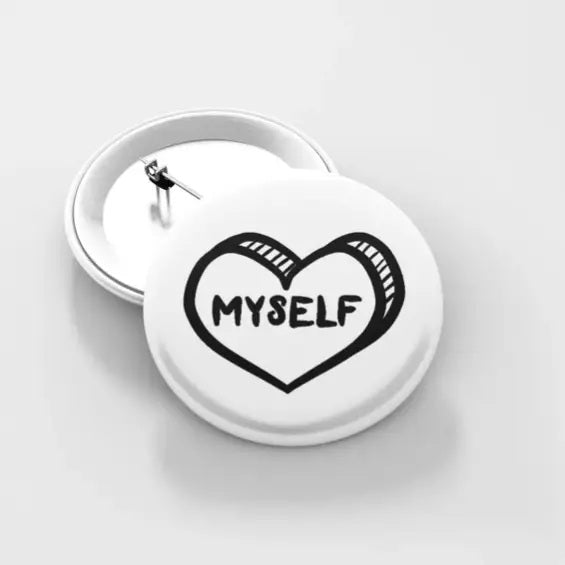 I Love Myself Button