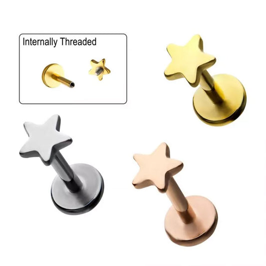 18g Internally Threaded Star