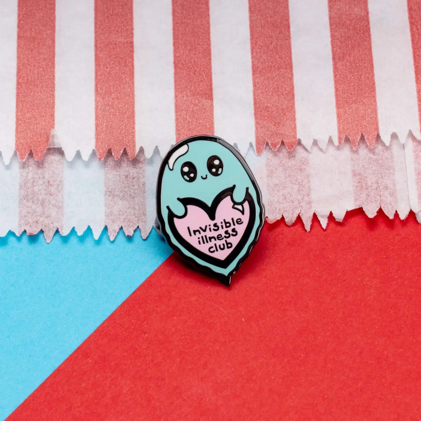 Invisible Illness Club Enamel Pin