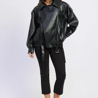 Oversized Bomber Jacket