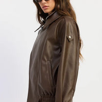 Oversized Bomber Jacket