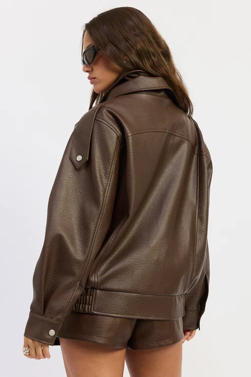 Oversized Bomber Jacket