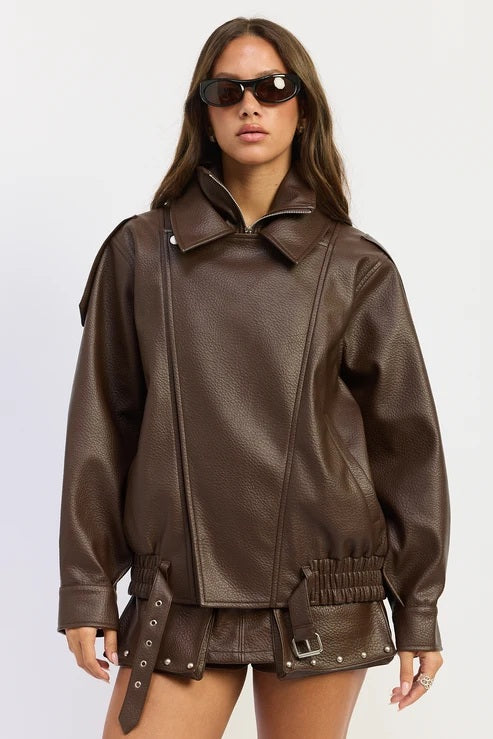 Oversized Bomber Jacket