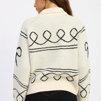 Dog Sweater Cardigan