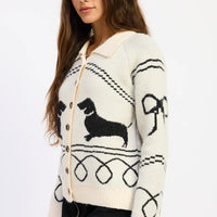 Dog Sweater Cardigan