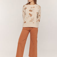 Flower Jaquard Sweater