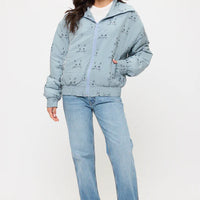 Cat Whiskers Print Jacket