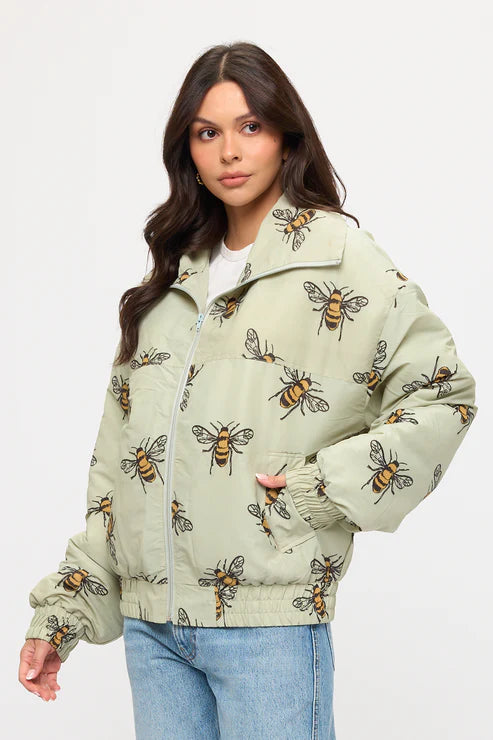 Bumble Bee Print Jacket