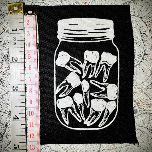 Jar of Teeth Sew On Patch